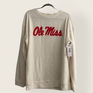 Terry Cloth Ole Miss Sweatshirt (NWT)